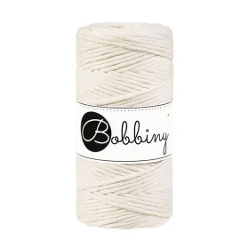 Bobbiny فاخر مكرمية String, Natural, 3 ملم