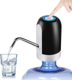 Water Bottle Pump – USB Charging Automatic Dispenser (Black)