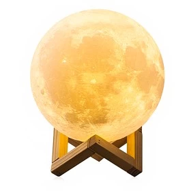 3D Moon Light with Stand & Remote -15cm