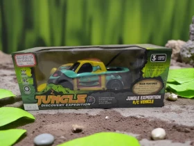 Plastic Jungle Discovery Car With Remote Control For Kids