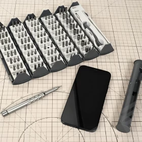 Precision Screwdriver Set 128-in-1 – Magnetic Electronics Repair Tool Kit