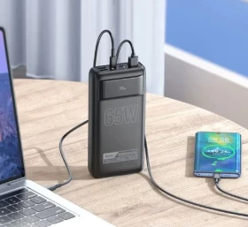 باور بانك HOCO DB81 Apollo بسعة 30000mAh وشحن سريع PD بقدرة 65 واط – بمنفذي