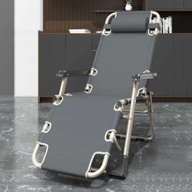Foldable Reclining Lounge Chair for Home and Outdoor -60x90cm