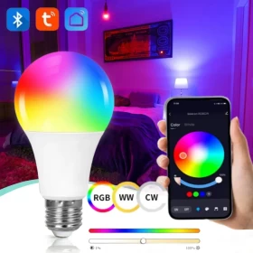 Tuya Smart LED Bulb 4g Wifi Light E27 RGB 9W