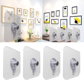 Wall Hanging self Adhesive 6mm Nail Wall Hook (10 pcs)