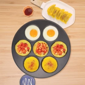 Sumo Crepe Maker 1200W – 7 Holes – White & Black