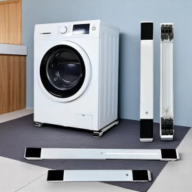 2 Pcs Refrigerator Furniture Movers Stand Drum Washing Machine-70cm