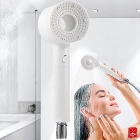 High Pressure Shower Head With Filter Three Spray Modes