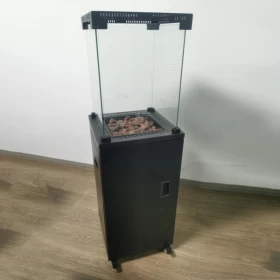 Square Gas Heater – Black  6000W