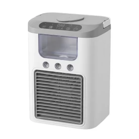 USB Powered Mini Air Cooler Fan with Water Tank & Mist Spray – 3 Speed Portable Cooling Fan