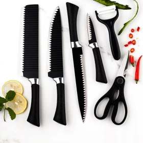 Starter Knife Set Non-Stick Coating on Stainless Steel