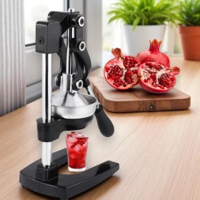 Manual Hand Press Fruit Juicer Metal Juice Squeezer