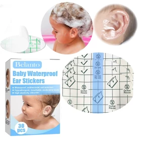 Baby Waterproof Ear Stickers  (30 Pieces)