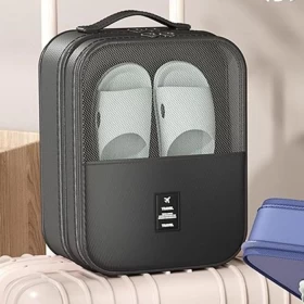 Travel Shoe Storage Bag for Suitcase – Hanging Luggage Organizer