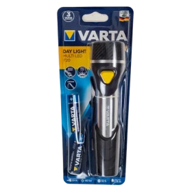 Day Light Multi LED Flashlight – 40 Lumens, 62h Runtime, Includes AA Batteries