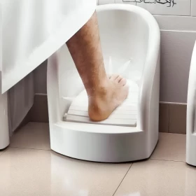 Wudu Ablution Foot Washer Basin Cleaning Hands Device