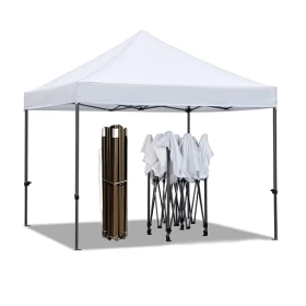 Folding White Tent 3 × 3 Meter Portable Outdoor Shade Canopy