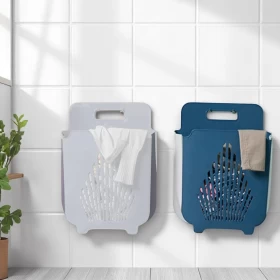 Foldable Dirty Basket, High Capacity  Wall Hanging Storage Baskets