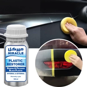 Plastic Restorer - Polishes & Renews Plastic 100ml - Miracle Solution!