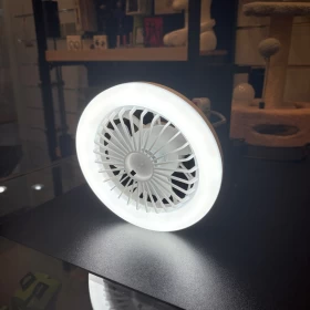 Modern E27 LED Ceiling Fan – Light & Air in One Elegant Design