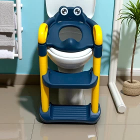 Baby Potty Training Toilet Seat Stool Ladder Kids-2 Step