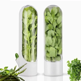 Herb Saver Container for Refrigerator