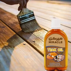 Teak Oil Wood Polish Wood Restorer, Protector & Parquet Shine – 250ml