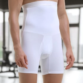 Men Body Shaper Shorts Slimming Underwear High Waist Compression