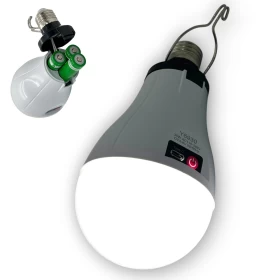 Rechargeable Emergency LED Bulb with USB Charging – Portable Multi-Use Light for Power Outages & Outdoor Use