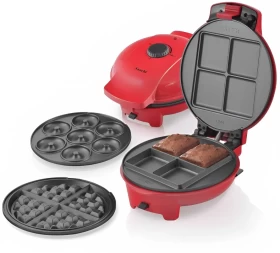Saachi Donut & Waffle Maker 3 In 1 NL-3M-1565