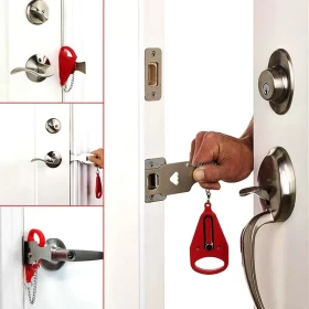 Portable Anti-Theft Door Lock for Travel & Home Security
