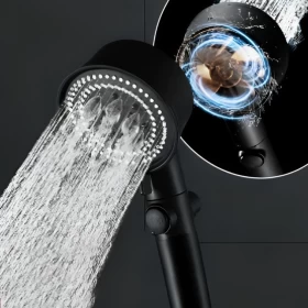 High Pressure Shower Heads with Turbo Fan 4 Modes