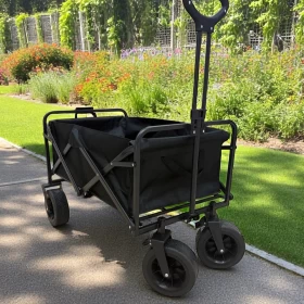 Folding Wagon Trolley Camping Cart 65KG-78cm
