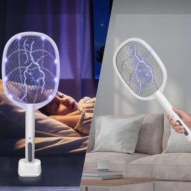 Electric  Mosquito Zapper with Charging Base-Rechargeable