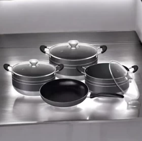 Non-Stick Aluminium Cookware Set – 4PCS