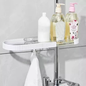 Extendable Storage Rack – Adjustable Shelf for Bathroom & Kitchen