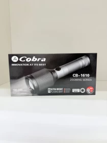 Cobra CB-1610 Zooming Series Ultra Bright LED Flashlight – USB-C Rechargeable