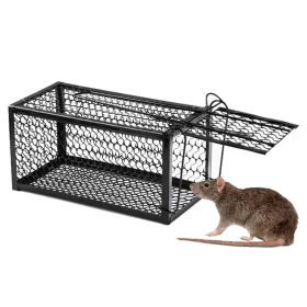 Humane Rodent Cage Trap – Live Animal Catcher (28 x 14 x 14 cm)