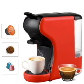 3-in-1 Hot & Cold Multi-Capsule Coffee Maker – 1450W
