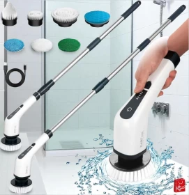 Electric Spin Scrubber with 7 Replacement Brush Heads