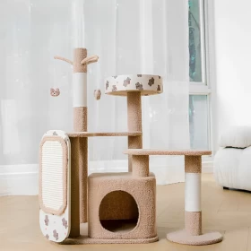 Large Cat Tree Tower For Climbing Scratching Playing And Resting
