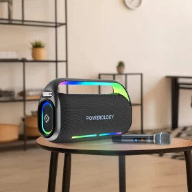 Powerology Deep Bass Party Speaker Powerful Sound for Every Party