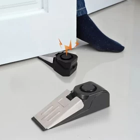Portable Door Stop Alarm Wedge Anti-Theft Security Device