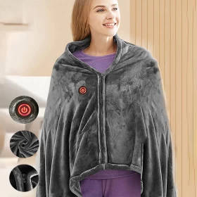 Heated Blanket Sweater  Portable USB Heating Blanket