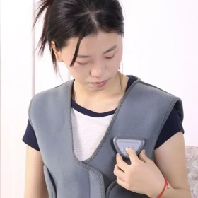 Thermal Massage Vest with Adjustable Levels and Control Buttons to Relieve Muscle Pain And Tension