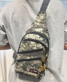 Backpack - Camo Print Outdoor Shoulder Chest Bag for Sports & Leisure