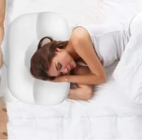 Soft Breathable All-Round Sleep Neck Egg Sleeper Pillow