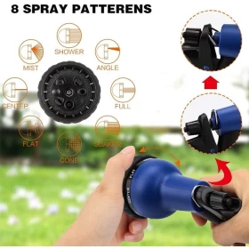 Expandable Garden Water Hose With Spray Nozzle – 60m