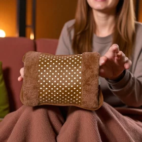 Electric Heating Pad for Pain Relief and Comfort-Rechargeable