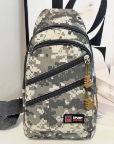 Backpack - Camo Print Outdoor Shoulder Chest Bag for Sports & Leisure